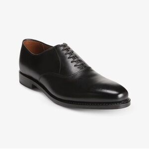 Allen Edmonds Black Leather Carlyle Oxford Shoes Plain Toe Men's Size: 11.5D